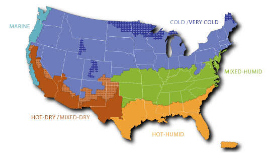 Climate Zone Map